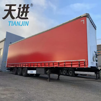 Rideaux latéraux de camion en PVC robuste et polyvalent TianJin, revêtement en tissu industriel TianJin pour 900 GSM, enduit pour camions