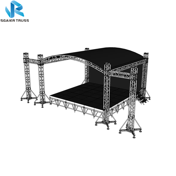 Aluminum Outdoor Event Stage System With