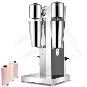 Edelstahl Milchshaker Milchshake-Maschine Doppeltbecher Blase-Tee Rührgerät 18000u/min. Doppelgeschwindigkeits-Mixer Getränke-Rührgerät