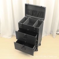 Chariot de beauté mobile haut de gamme pour tatouage, maquillage, soin des pieds, nettoyage des oreilles, avec roulettes omnidirectionnelles et tiroir
