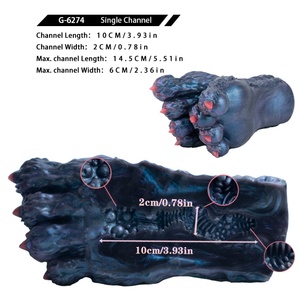 GEEBA Fantasy Monster Foot Silicone Men's <b>Masturbator</b> Pocket Pussy Masturbation Realistic Vagina Onahole Adult Sex Toys Factory - Product Image 2