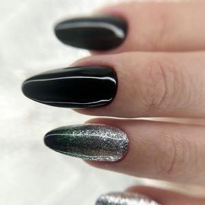 Majida Gel Polish Color 8,5 ml Green Glitter UV <b>Nail</b> Polish - Product Image 2