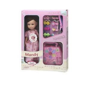 厂家直销化妆品娃娃时尚套装女孩发型设计儿童玩具