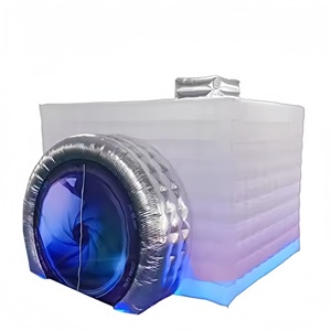 Studio photo portable pliable avec lumières LED et 6 décors de fond