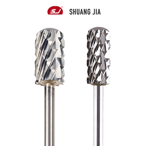 SHUANGJIA 5 1 strumento professionale per Manicure 3/32 ''Gel per rimuovere Super taglio canna piccola 5XC carburo di tungsteno trapano per unghie - Product Image 6