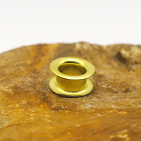 Œillet tubulaire creux en cuivre et laiton, profil plat rond personnalisé non standard / Rivet tubulaire à bride supérieure