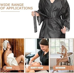 <span class=keywords><strong>Accappatoio</strong></span> Monouso Ecologico <span class=keywords><strong>Verde</strong></span>, Design Sterile per Ospedali e Cura della Pelle - Product Image 3