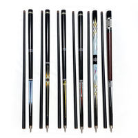 Stik Biliar Pool Berkualitas Unggul Serat Karbon 1/2-pc 58 Inci Ujung 12-12.5mm untuk Dijual