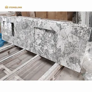 Stonelink Best Deal Customized Size Alaska White Granite Countertop