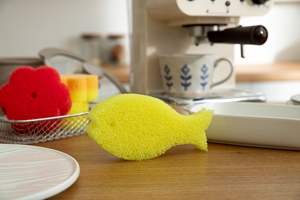 Mehrere Formen Kratzfreier Küchen-Waschschwamm Weich in Warmwasser-Temperatur Schwamm zum Reinigen - Product Image 4