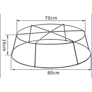 D80 Iron Frame Aeration Disc 70x80x30cm For Aquaculture Oxygenation Equipment - Product Image 2