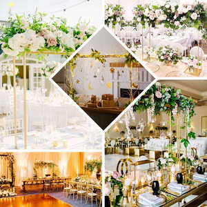 Soporte de barra para arco de globos sobre la mesa LANJO, color dorado, para decoración de San Valentín, cumpleaños y baby shower. - Product Image 4