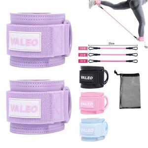ROEGADYN Sangles de cheville en néoprène respirant et brillant pour abductions de la hanche et <span class=keywords><strong>curls</strong></span> des jambes, ajustement réglable, anneaux en D en acier, professionnel - Product Image 5