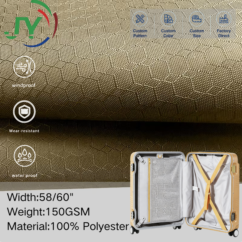 Hot Sale 100%Polyester Durable Waterproof Anti-UV Tear-Resistant PVC/PU Coated Fabric for Bags Luggage Outdoor Gear