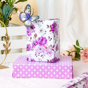 Floral <b>Pattern</b> Gift Wrapping <b>Paper</b> Double-Sided Art <b>Paper</b> for Gift Packaging - Product Image 1