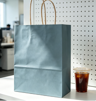 Fabrieks-OEM Massa Morandi Tone Kraft Papier Cadeauhandtas Bulk Aangepaste Logo Wereldwijde Handel