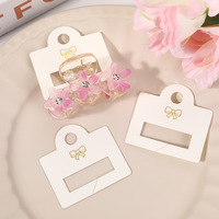 Cartes de présentation pour pinces à cheveux de qualité supérieure, emballages en carton pour barrettes à cheveux, étiquettes suspendues pour grands magasins