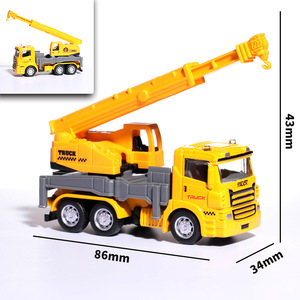 Coche de juguete de aleación a escala 1:64 para niños, modelo de fundición a presión, 100 figuras deslizantes, escena de tráfico urbano de ingeniería metálica, juguete para niños - Product Image 6