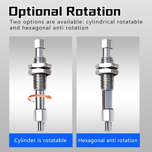 Built-in Spring Actuator Assembly Stainless Steel Main Bracket Wear-resistant Anti-rotation Shaft Rod with <b>Cushioning</b> Support - Product Image 4