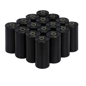 맞춤형 이중 레이어 블랙 강아지 배변 봉투 친환경 애완동물 쓰레기 봉투 끈 스타일 - Product Image 2