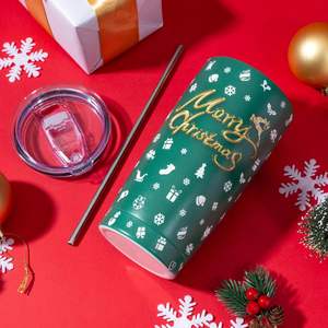 Set termos vakum hadiah Natal wanita, grosir dapat disesuaikan grosir portabel kualitas tinggi bagus - Product Image 3