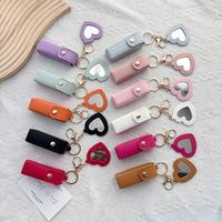 Étui à maquillage personnalisé en cuir, pochette de toilette, porte-rouge à lèvres et porte-monnaie artisanal