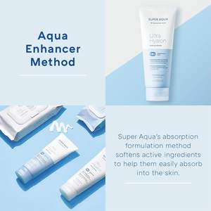 Missha Super Aqua Ultra Hyalron Foaming Cleanser 200 ml avec 10 % d'acide hyaluronique pour tous types de peaux - Product Image 6