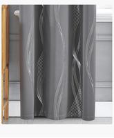 Rideaux Prêts à Poser du Fabricant Original – Tissu Occultant Haute Précision Estampé à Chaud Argenté pour un Intérieur Moderne