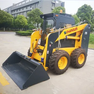 Factory Hot Sale Small Skid Steer Front End Loader With Bucket Compact Skid Steer Loader Attachment Mini Skid Steer On Sale