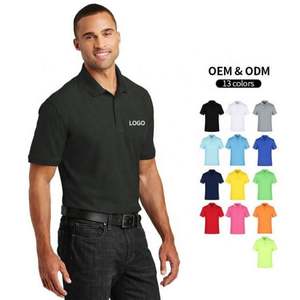 Prix réduit, 100% polyester, polos pour hommes à séchage rapide, sensation de fraîcheur, maille respirante, t-shirts à manches courtes pour l'été - Product Image 3