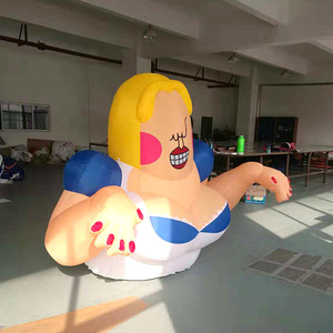 Personaje de Dibujos Animados Inflable de Tela Oxford, Modelo Personalizado de Mamá Gorda Divertida para Parque Infantil, para Mayores de 14 Años - Product Image 2