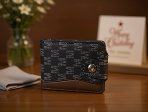 Cartera de hombre Jd con un solo botón, de piel sintética, en caja de regalo, estilo de lujo, para el Día del Padre - Product Image 2