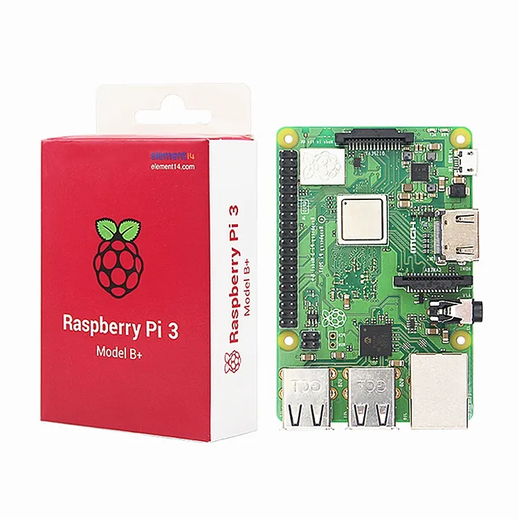 Original Raspberry Pi 3 Model B+ Plus/Raspberry 3 Model B Board 1.4GHz 64-bit quad-core ARM CPU with WiFi BT
