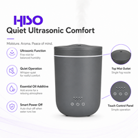 Humidificateur d'air ultrasonique en plastique 2,2 L, 1 buse, fonctionnement silencieux, minuterie d'arrêt automatique 2/4/8H, diffuseur d'huiles essentielles 25W universel