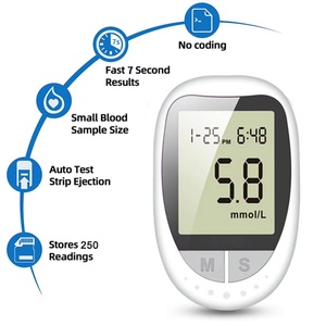 Equipo Médico de Uso Doméstico, Medidor de Glucosa en Sangre Digital Eléctrico, Medidores de Azúcar en Sangre Portátiles, Glucómetro Clínico, Máquina de Prueba de Sangre - Product Image 4