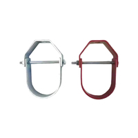 Supports de tuyauterie à œil réglables robustes certifiés FM UL pour colliers de serrage de type œil