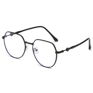 Monturas de Gafas Unisex Octogonales Retro YC6033 C1, Montura Completa, Protección Contra Luz Azul, Lentes Planas para Adultos, para Todas las Formas de Rostro - Product Image 1