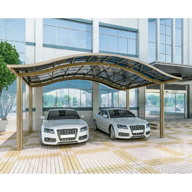 Achetez en gros Auvent Extérieur Garage Moderne à Auvent Préfabriqué Port  De Stationnement De Voiture Abri En Verre Acier Métal Aluminium Cadre  Carport Chine et Abri De Voiture à 1000 USD