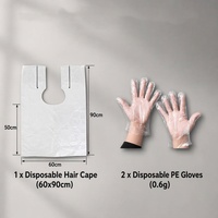 Kit d'outils de coloration capillaire en plastique durable jetable - Outils professionnels de salon pour usage domestique et professionnel