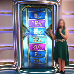 <span class=keywords><strong>Ruleta</strong></span> de la Fortuna <span class=keywords><strong>para</strong></span> Lotería, Rueda de la Suerte Giratoria con Premios, Material de Madera, Personalizable, Compatible con TV de Alta Definición - Product Image 1