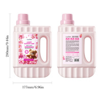 Lessive liquide SADOER Jasmin Fleur de Cerisier pour vêtements, 2kg, élimination des taches, protection des couleurs, marque distributeur