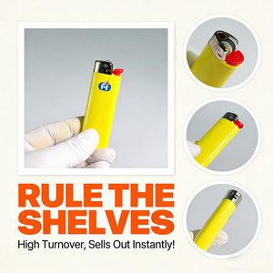 Briquet à gaz jetable en plastique certifié UN1057 pour l'exportation FCL, idéal pour les cadeaux d'affaires et l'utilisation avec des cigarettes, alimenté au butane - Product Image 4