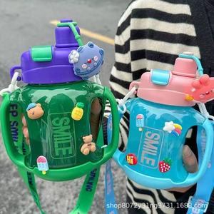 Bình nước trẻ em Kecolove 850ml, chống rò rỉ, họa tiết hoạt hình dễ thương, có quai đeo, thích hợp cho trường học, ngoài trời và thể thao. - Product Image 5