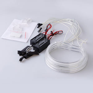 Feux de jour à LED <span class=keywords><strong>CCFL</strong></span> blanc pur 131 mm 146 mm, nouveaux pour <span class=keywords><strong>E46</strong></span> - Product Image 3