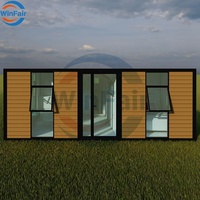 WinFair Luxe 20Ft Maisons Personnalisé Japon Préfabriqué Pliant Préfabriqué Villa Maison Deux Chambres Australie Extensible Conteneur Maison