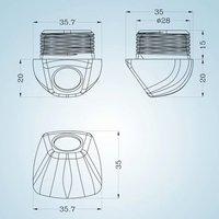 Cámara de visión trasera oculta para coche, mini cámara de marcha atrás de color negro