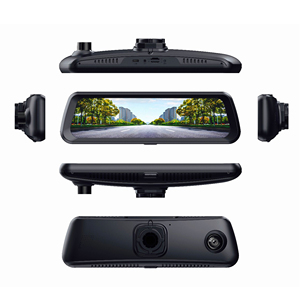 Vente en gros 9.66 "IPS rétroviseur FHD 1080P 60FPS Vision nocturne caméra <span class=keywords><strong>de</strong></span> bord enregistreur <span class=keywords><strong>de</strong></span> conduite automatique rétroviseur - Product Image 2