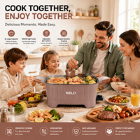 Poêle électrique de haute qualité, poêle électrique en marbre, poêle à frire électrique, fabricant de batterie de cuisine électrique, marmite électrique