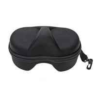 Étui portable étanche en EVA pour lunettes de ski, résistant à la compression, avec fermeture éclair, forme rectangulaire, crochet de voyage inclus, pour lunettes de natation