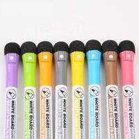 8 couleurs adsorbables étudiants enseignement marqueurs tableau blanc stylos pour tableau blanc marqueurs pour tableau blanc stylo magnétique
